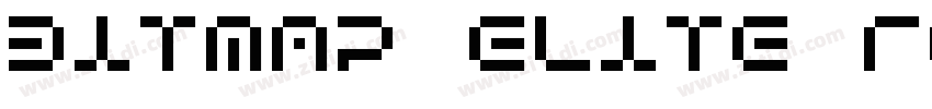 Bitmap Elite Regular字体转换